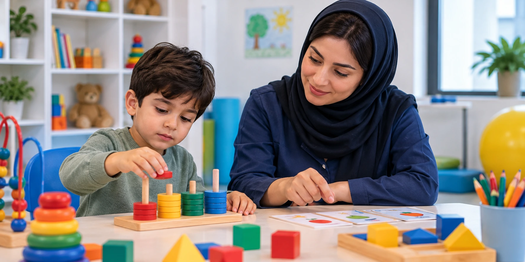 تقویت توجه و تمرکز در کودکان با کاردرمانی