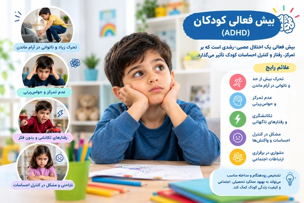 علائم ADHD در کودکان
